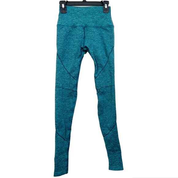 Alphalete Pants - Alphalete Seamless OG Revival Leggings Turquoise Teal Blue XS New